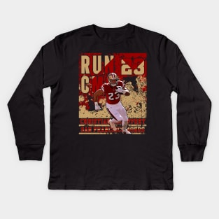 christian McCaffrey || RUN CMC || 23 || 49ers Kids Long Sleeve T-Shirt